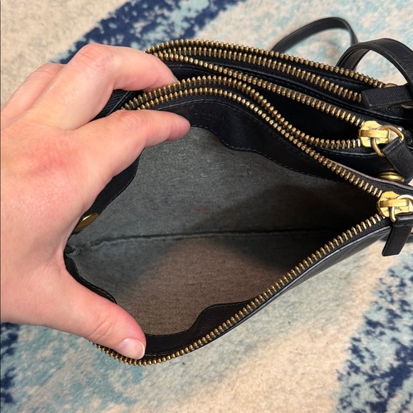 Celine Black Leather Crossbody Bag - Picture 8 of 9